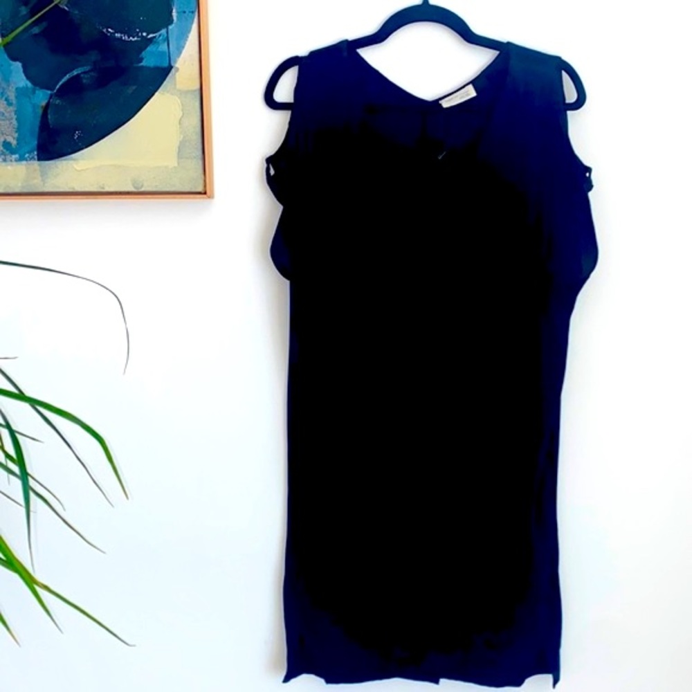 Zara W&B Collection Mini Black Sheath Dress
